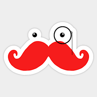 Mustache! Sticker